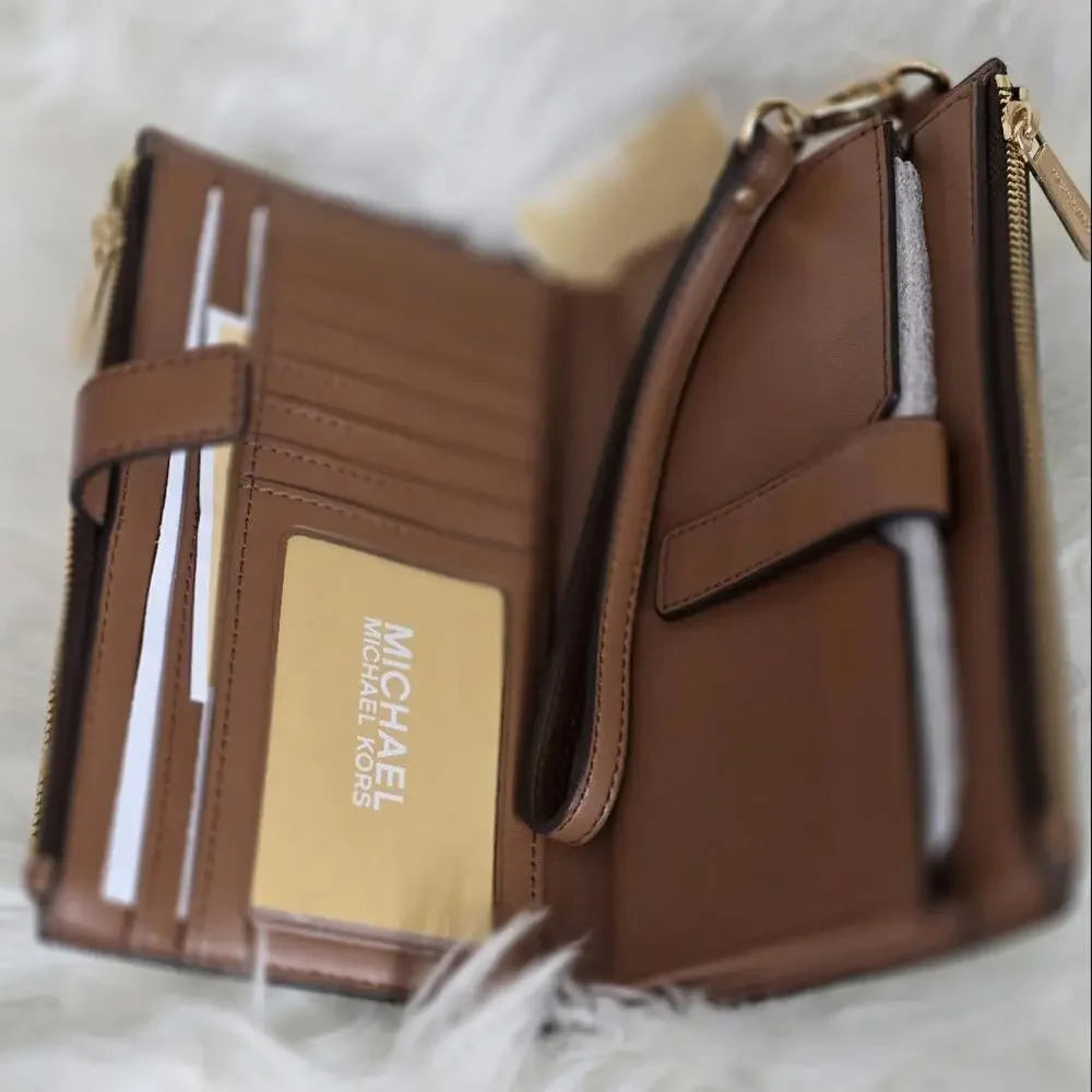 Michael Kors Brown Monogram Wristlet - Picture 3 of 3